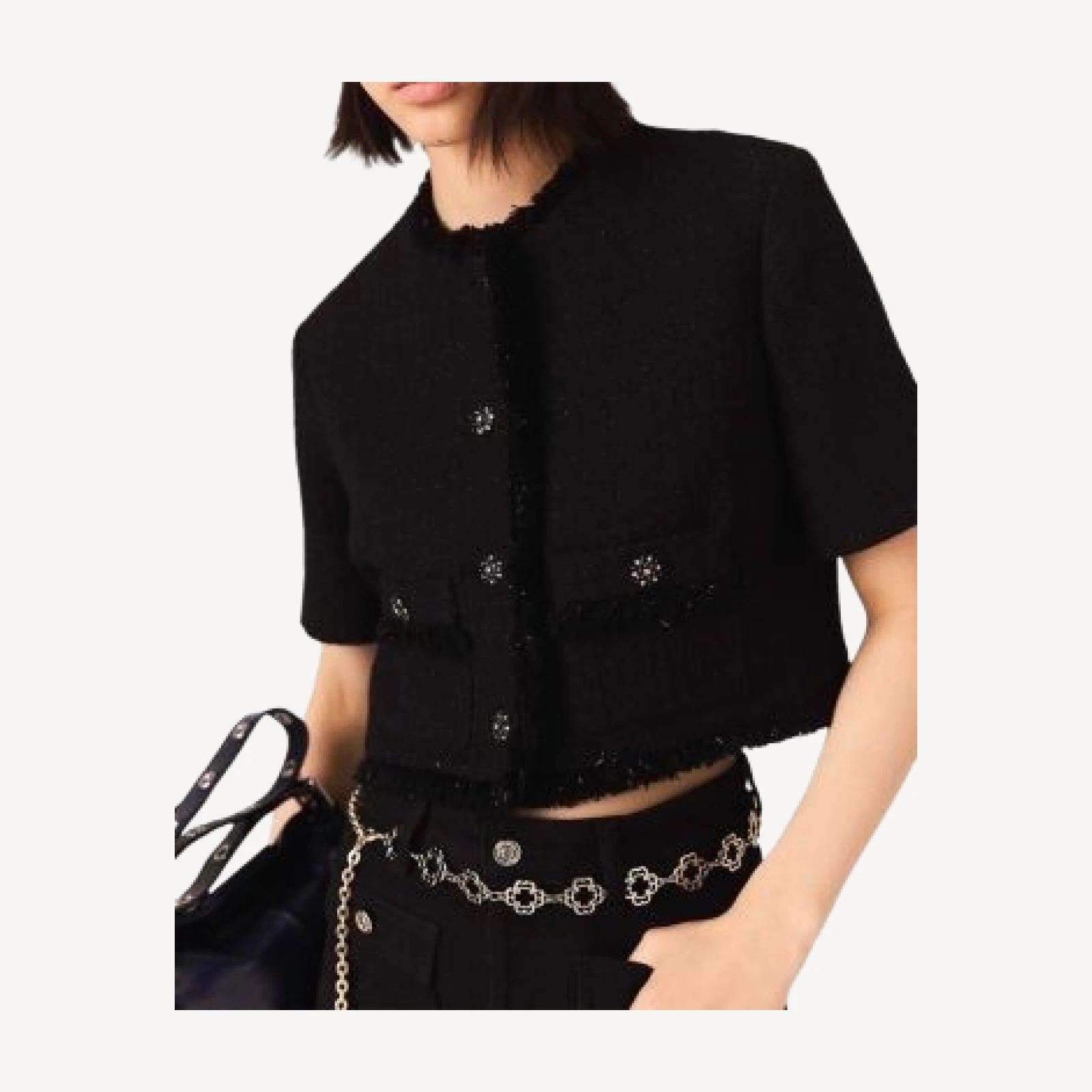Maje Veimssa Tweed Jacket