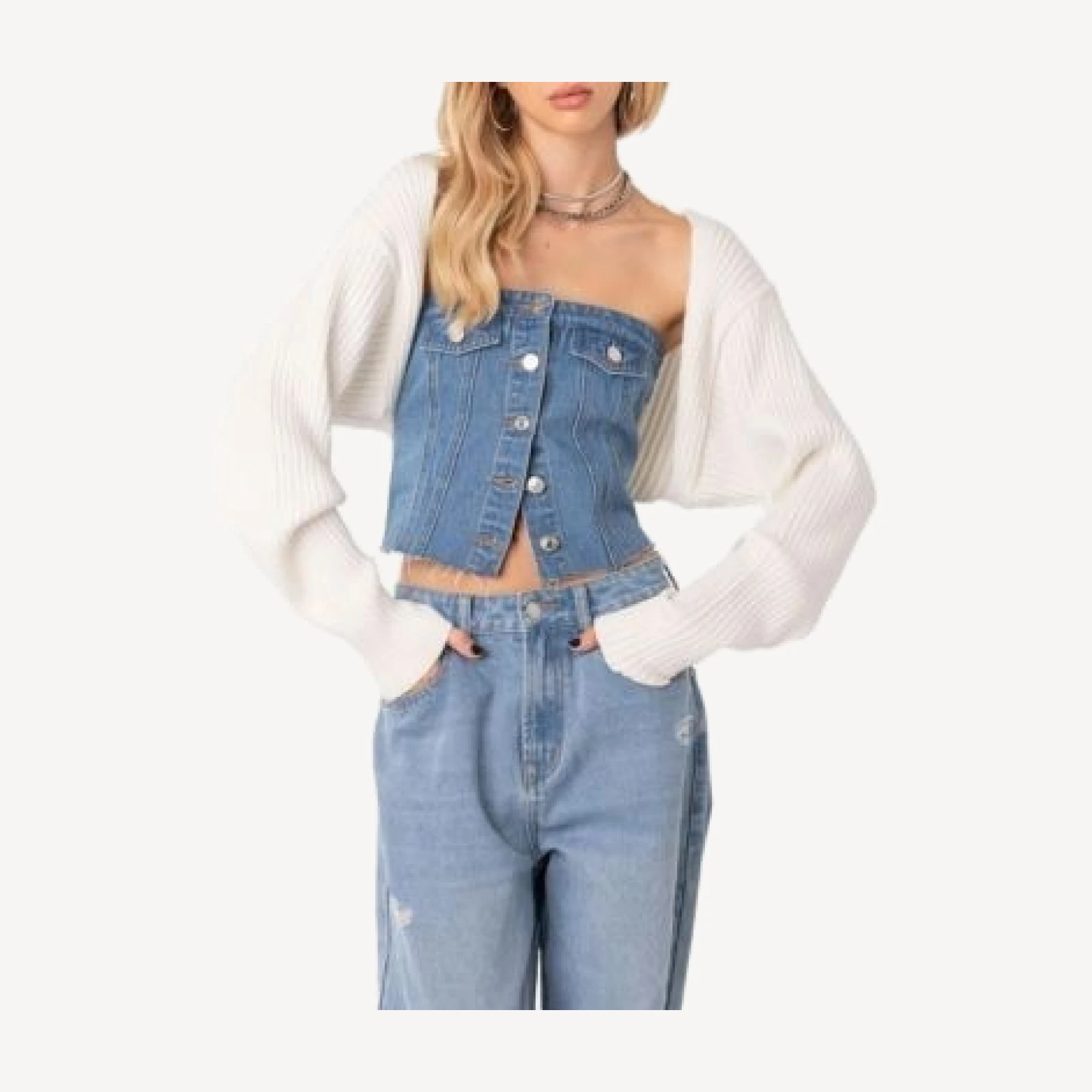 Edikted Anya Shrug Sweater