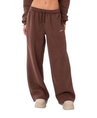 Edikted Brenna Low Rise Wide Sweatpants