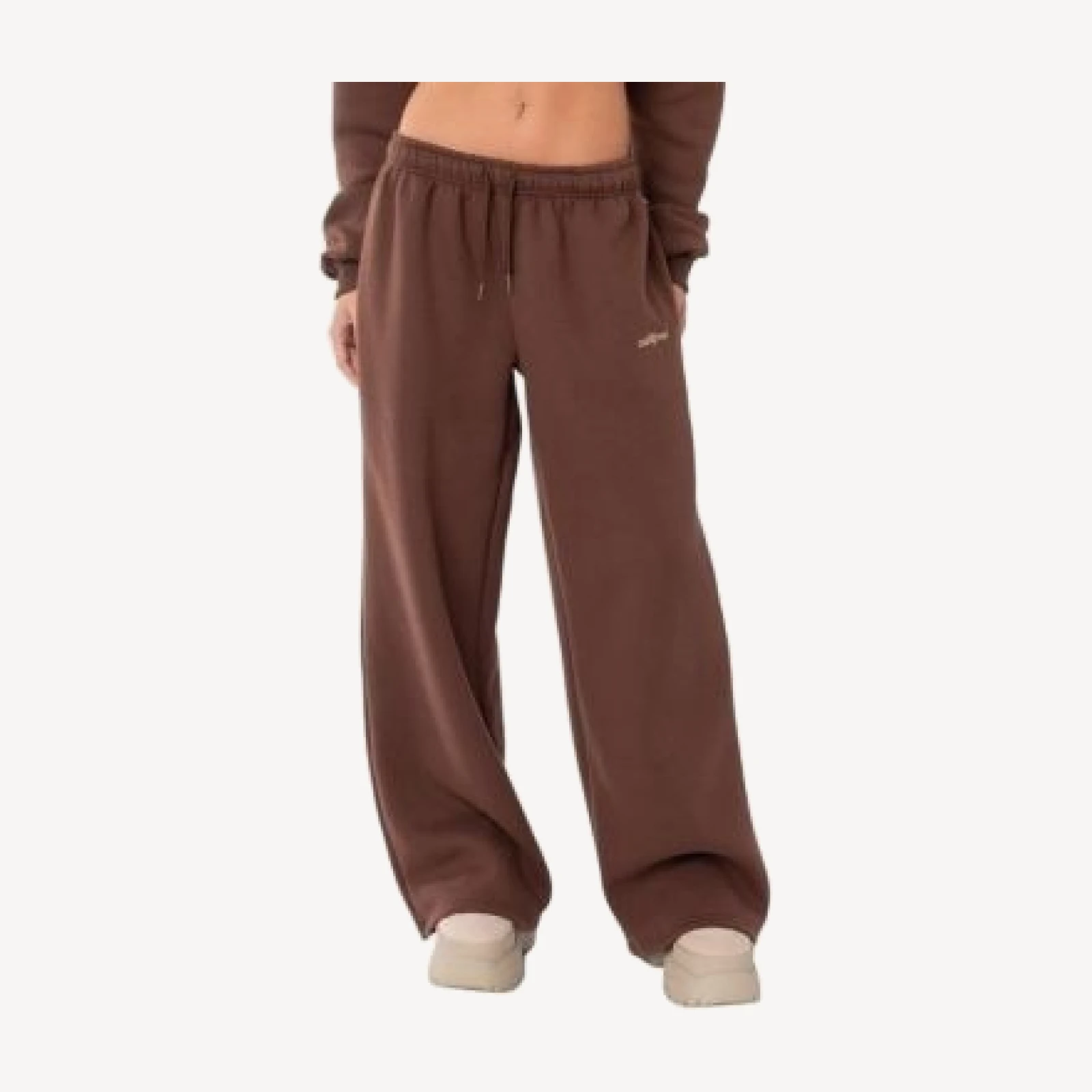 Edikted Brenna Low Rise Wide Sweatpants