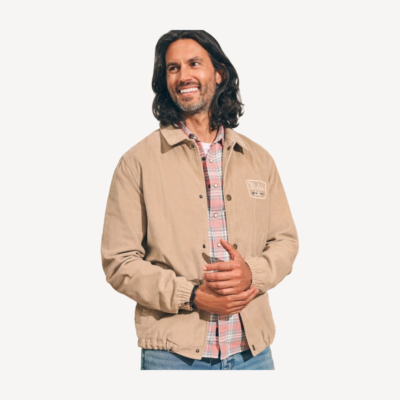 Corduroy Coaches Jacket - Pebble Beach
