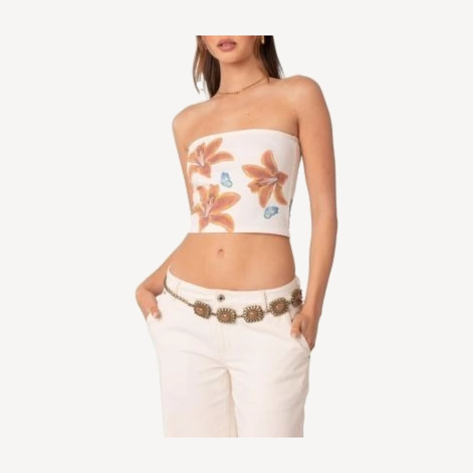 Edikted Tigerlily Tube Top