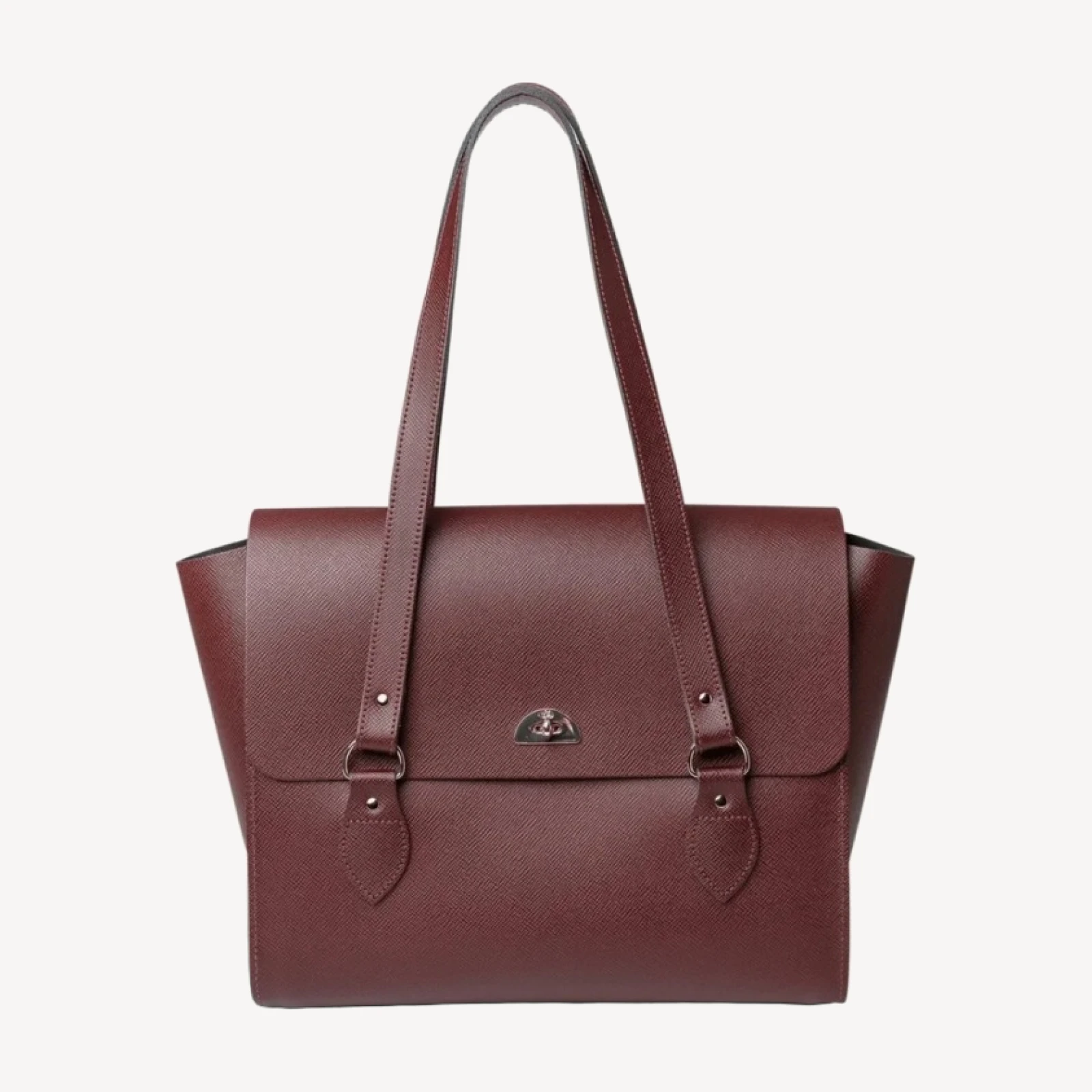 The Emily - Oxblood Saffiano