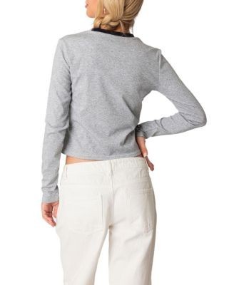 Edikted Boston Long Sleeve T Shirt