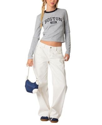 Edikted Boston Long Sleeve T Shirt