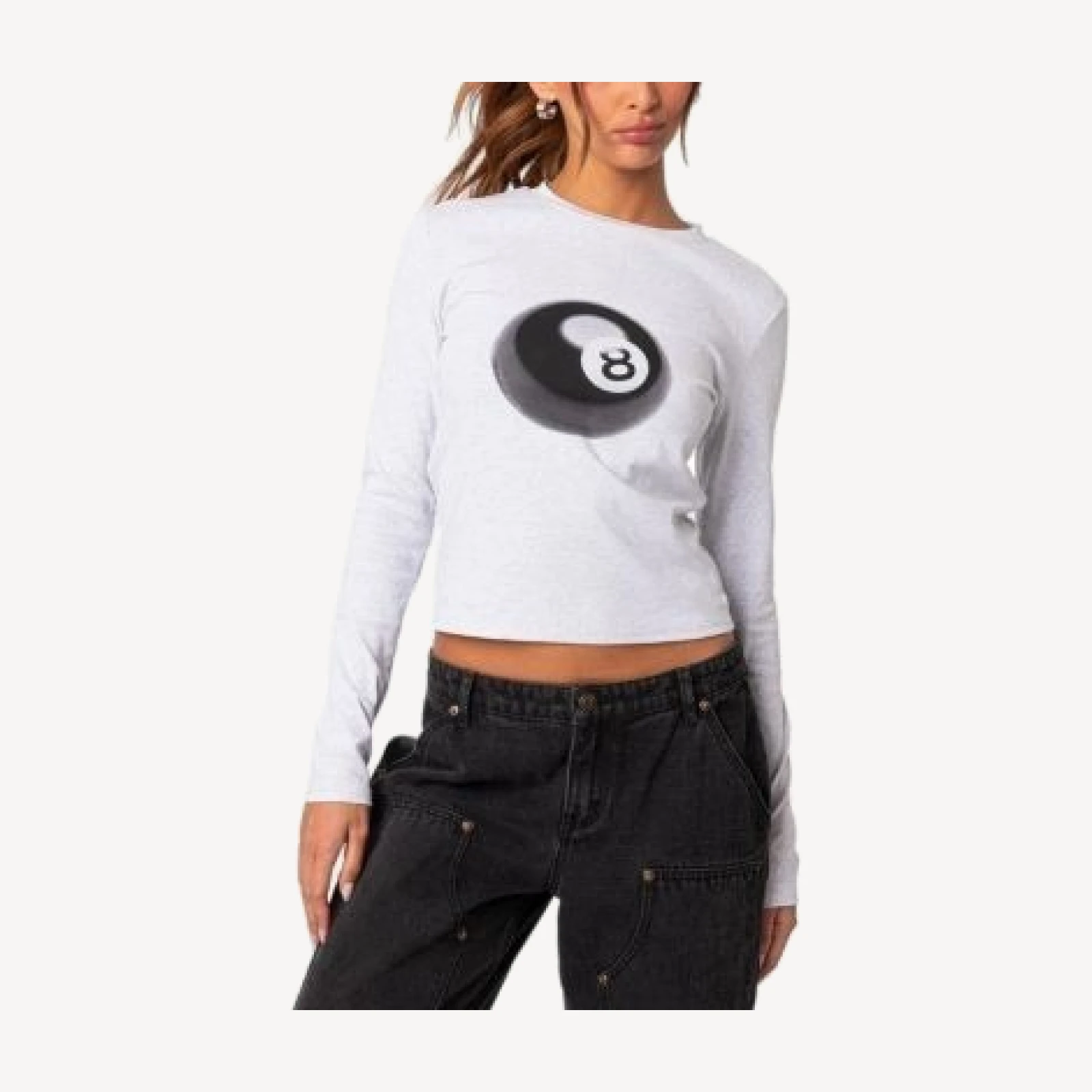 Edikted Billiard Long Sleeve Tee