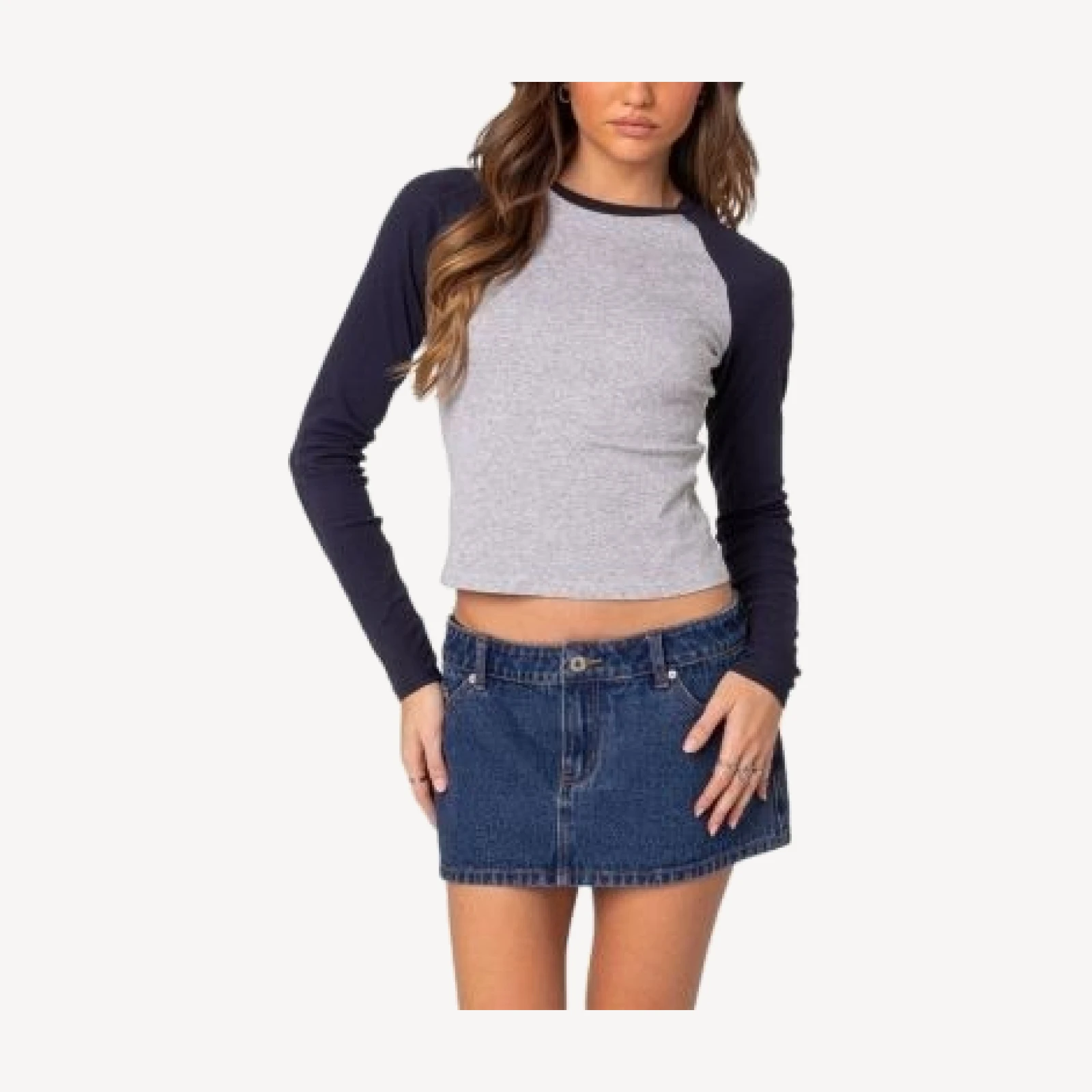 Edikted Raya Long Sleeve T Shirt