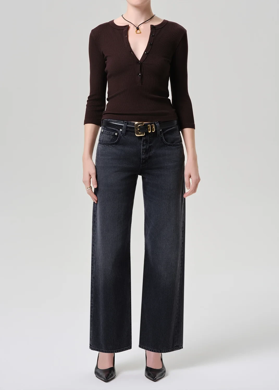 Lindz Easy Straight in Vintage Black