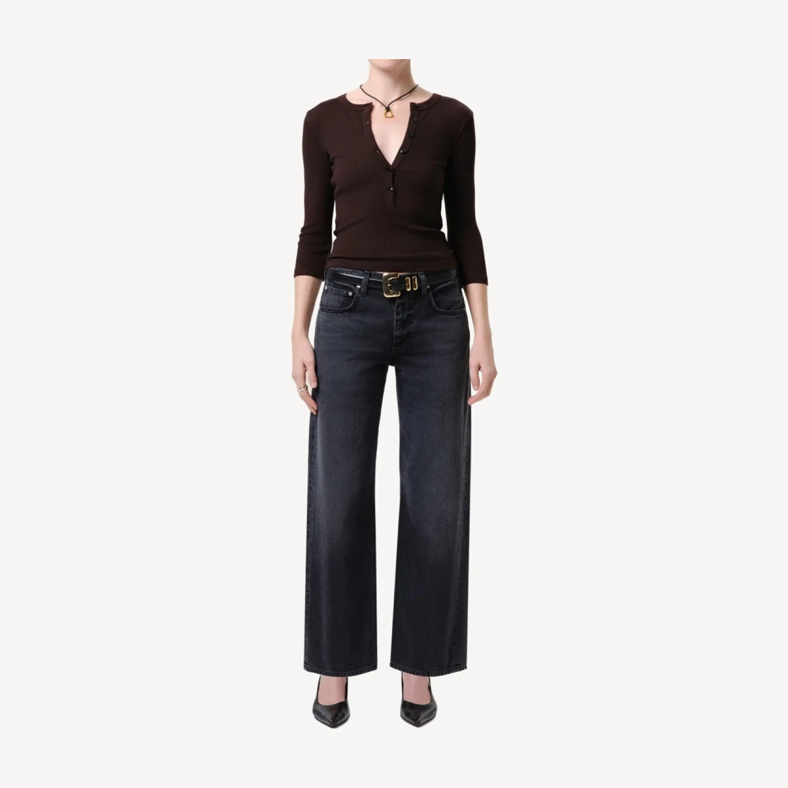 Lindz Easy Straight in Vintage Black