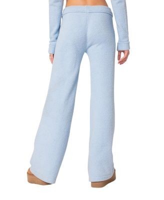 Edikted Plush Super Soft Knit Pants