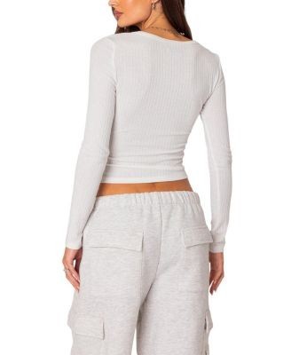 Edikted Noah Pointelle Top