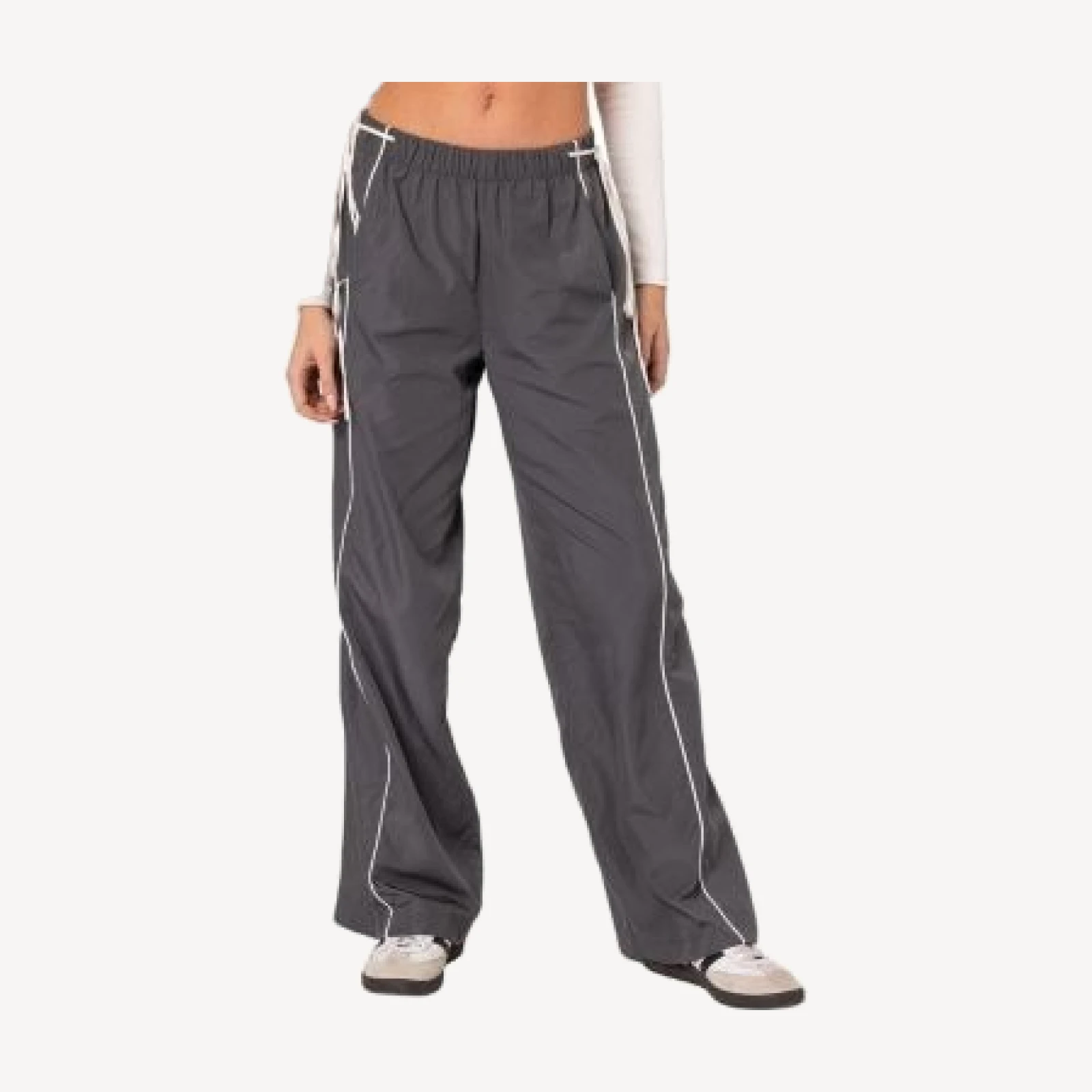 Edikted Scarlot Ribbon Track Pants