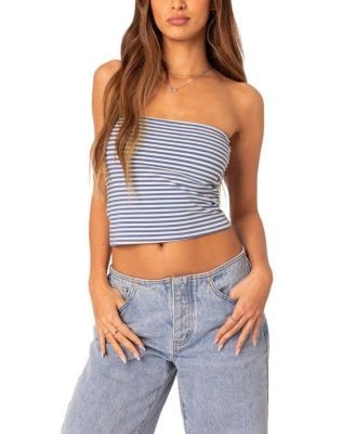 Edikted Lilah Striped Tube Top
