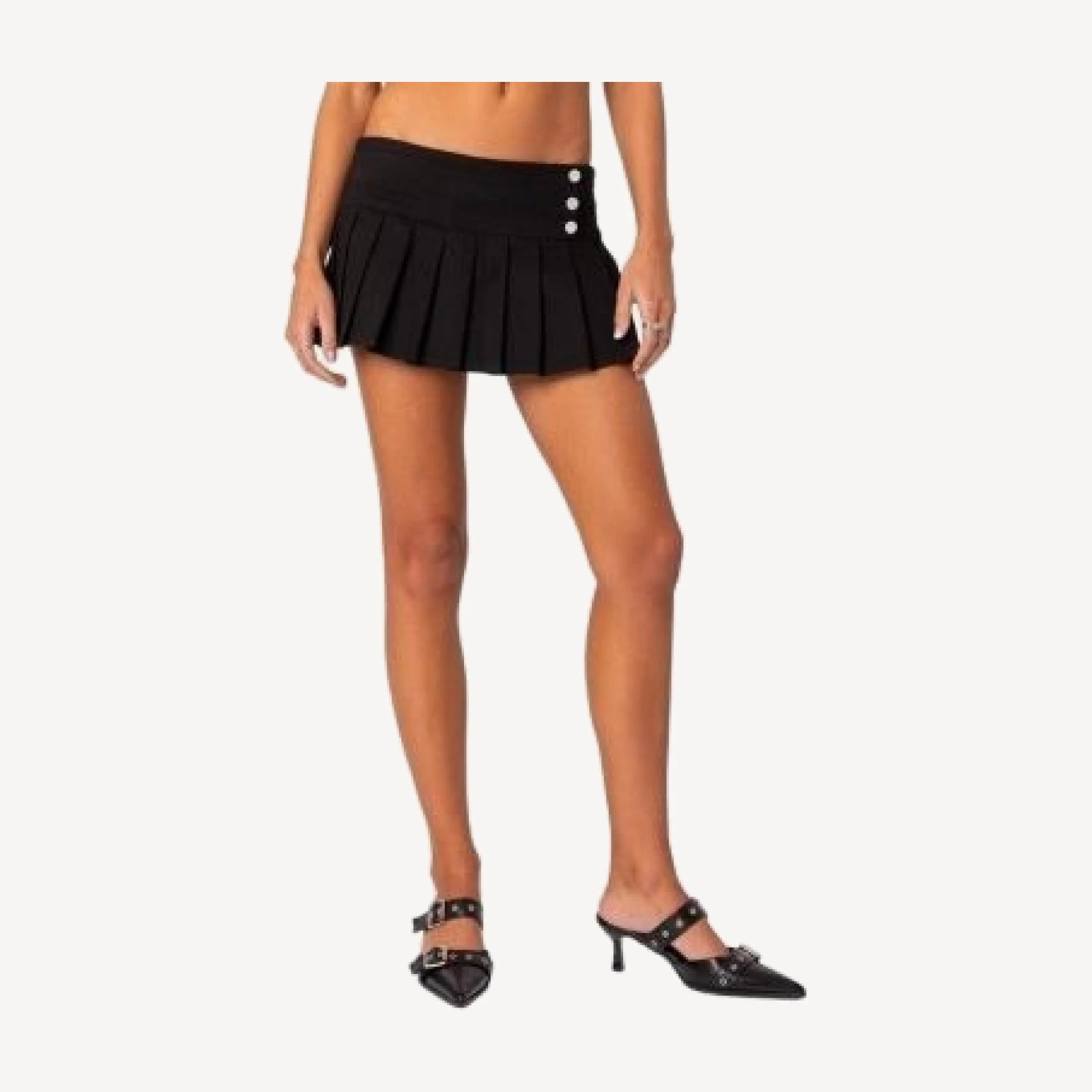 Edikted Khai Pleated Mini Skort