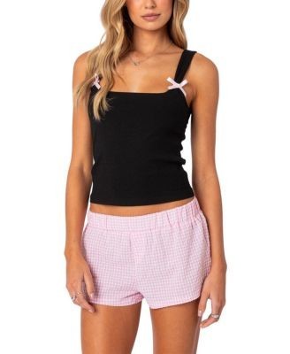 Edikted Lola Ribbed Tank Top