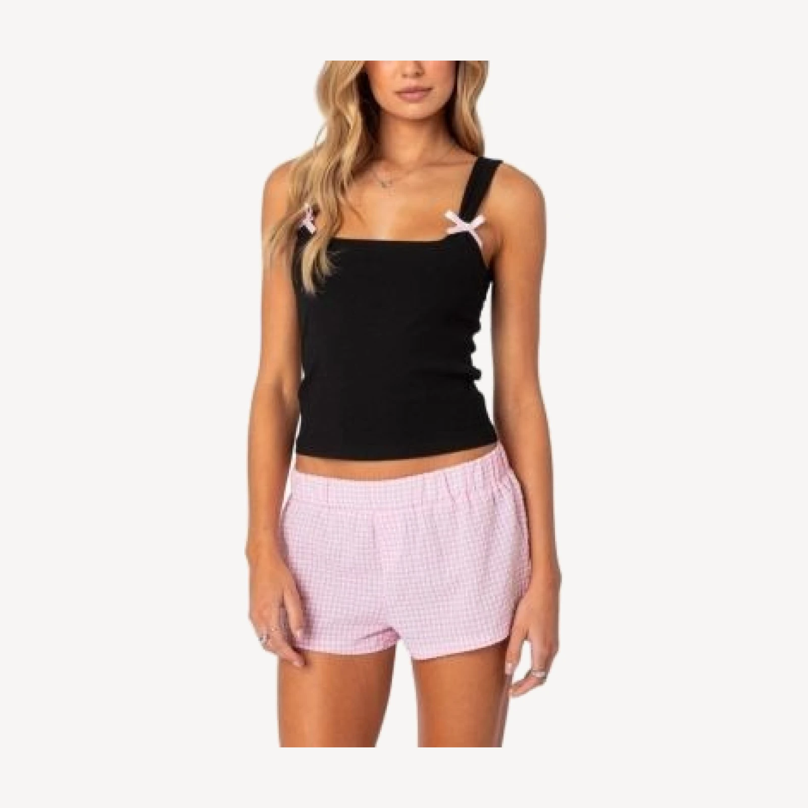 Edikted Lola Ribbed Tank Top