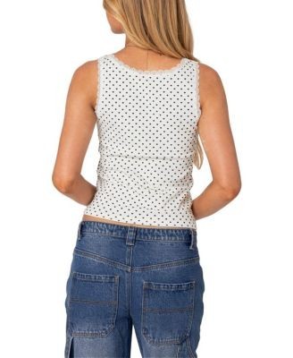 Edikted Lover Girl Printed Tank Top