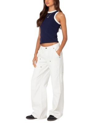 Edikted Tammy Contrast Tank Top