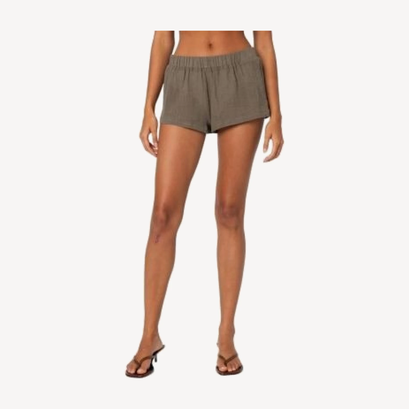 Edikted Harleigh Linen Look Shorts