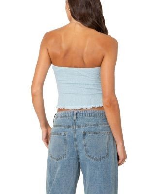 Edikted Lacey Knit Tube Top