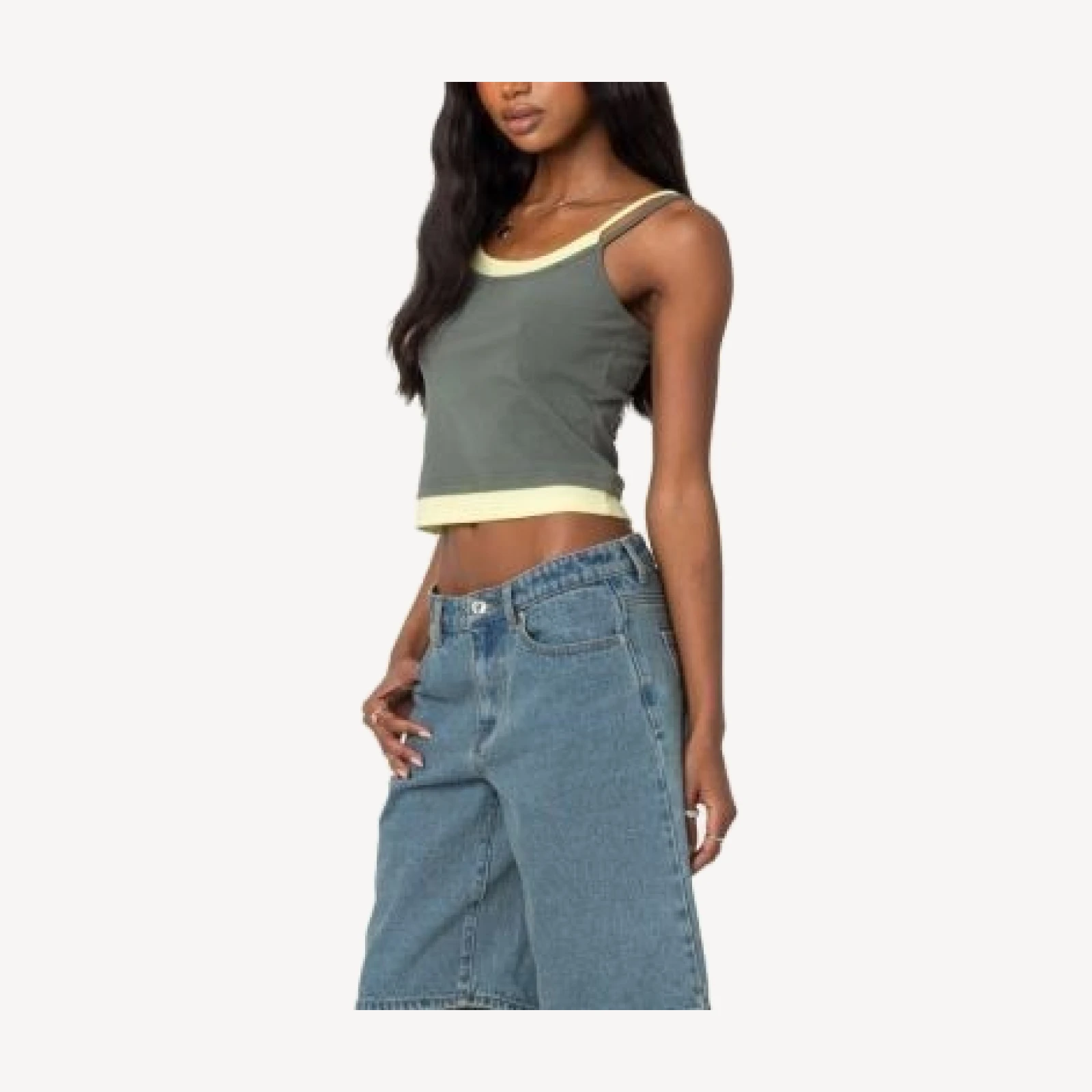 Edikted Element Layered Tank Top