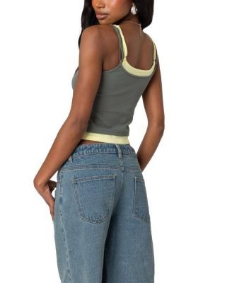 Edikted Element Layered Tank Top