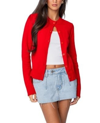 Edikted Hollie Button Up Cardigan