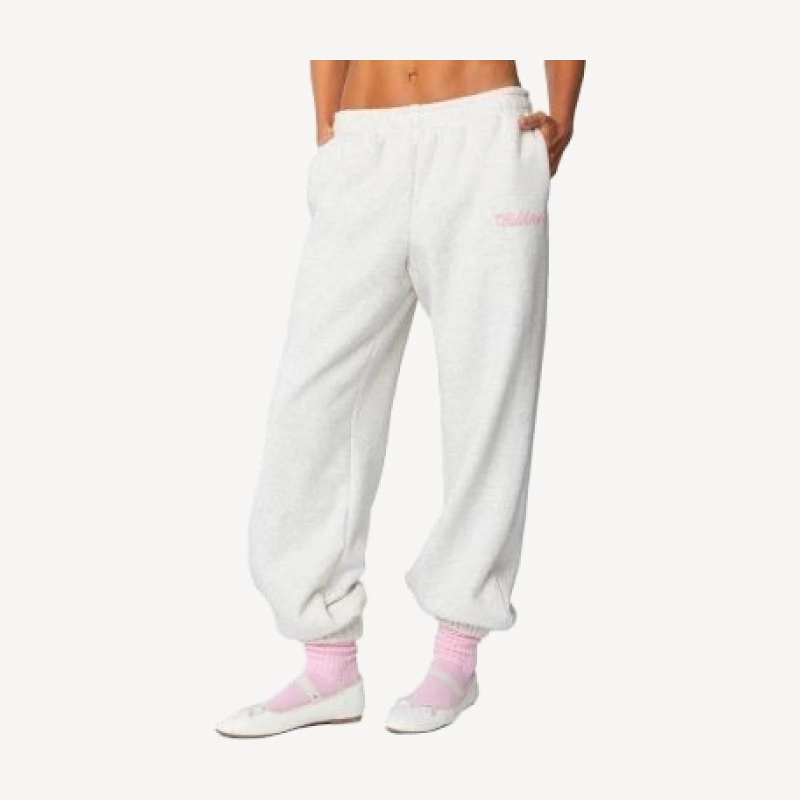 Edikted Sasha Bow Detail Sweatpants