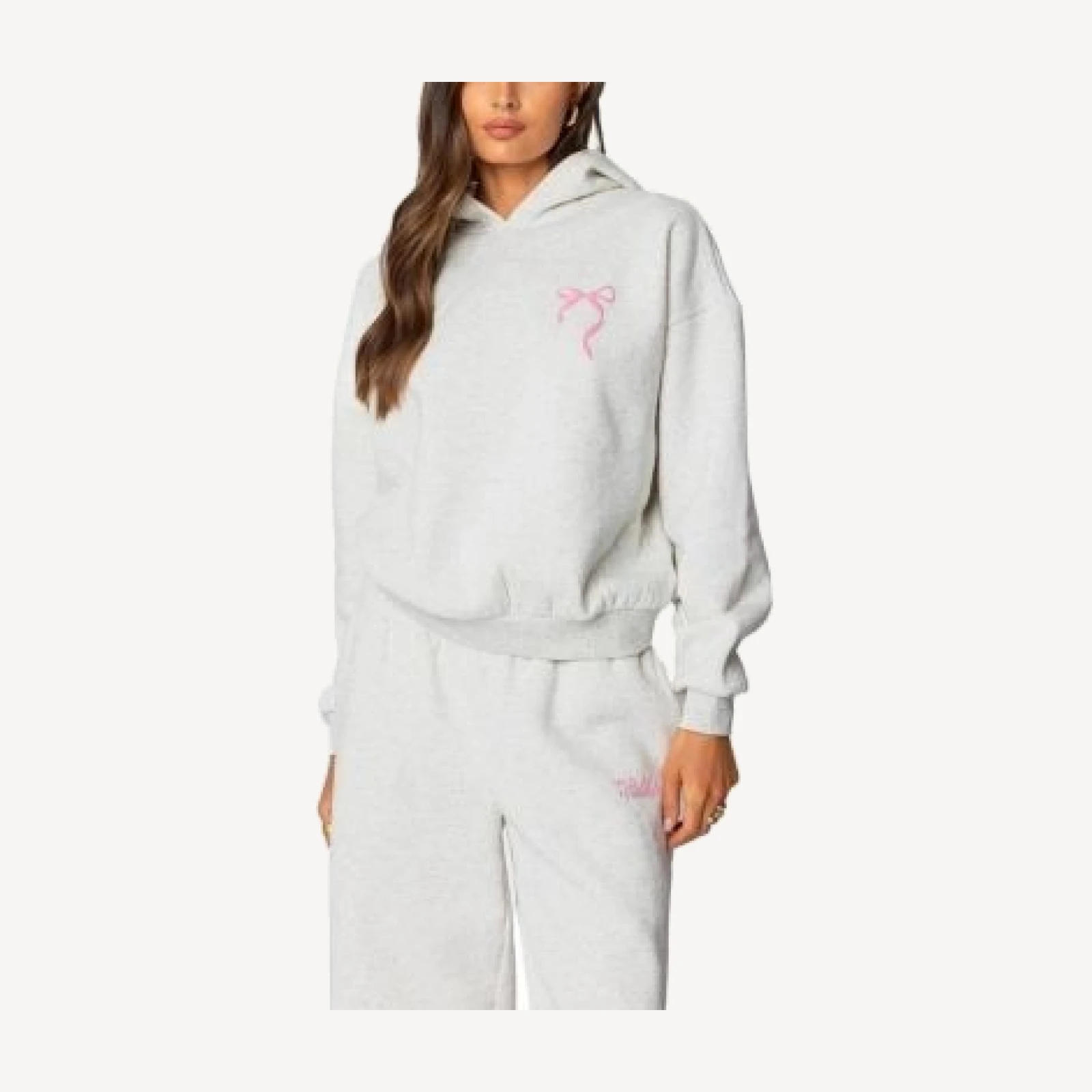 Edikted Sasha Bow Detail Hoodie