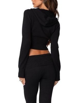 Edikted Desiree Knitted Hooded Cardigan
