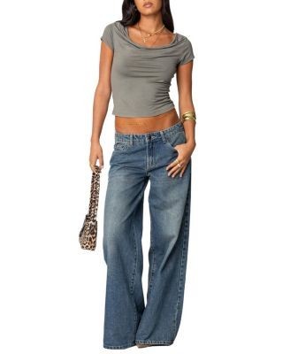Edikted Javi Cowl Neck Top