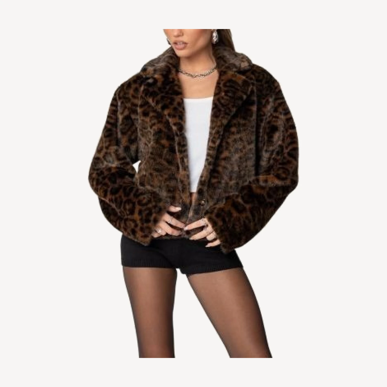 Edikted Lady Leopard Jacket