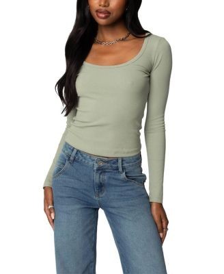 Edikted Makenna Scoop Neck Top