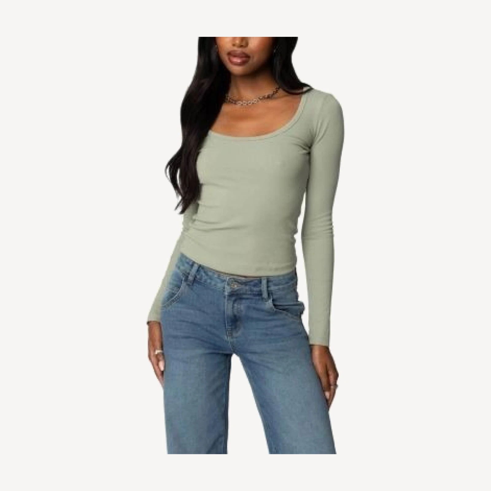 Edikted Makenna Scoop Neck Top