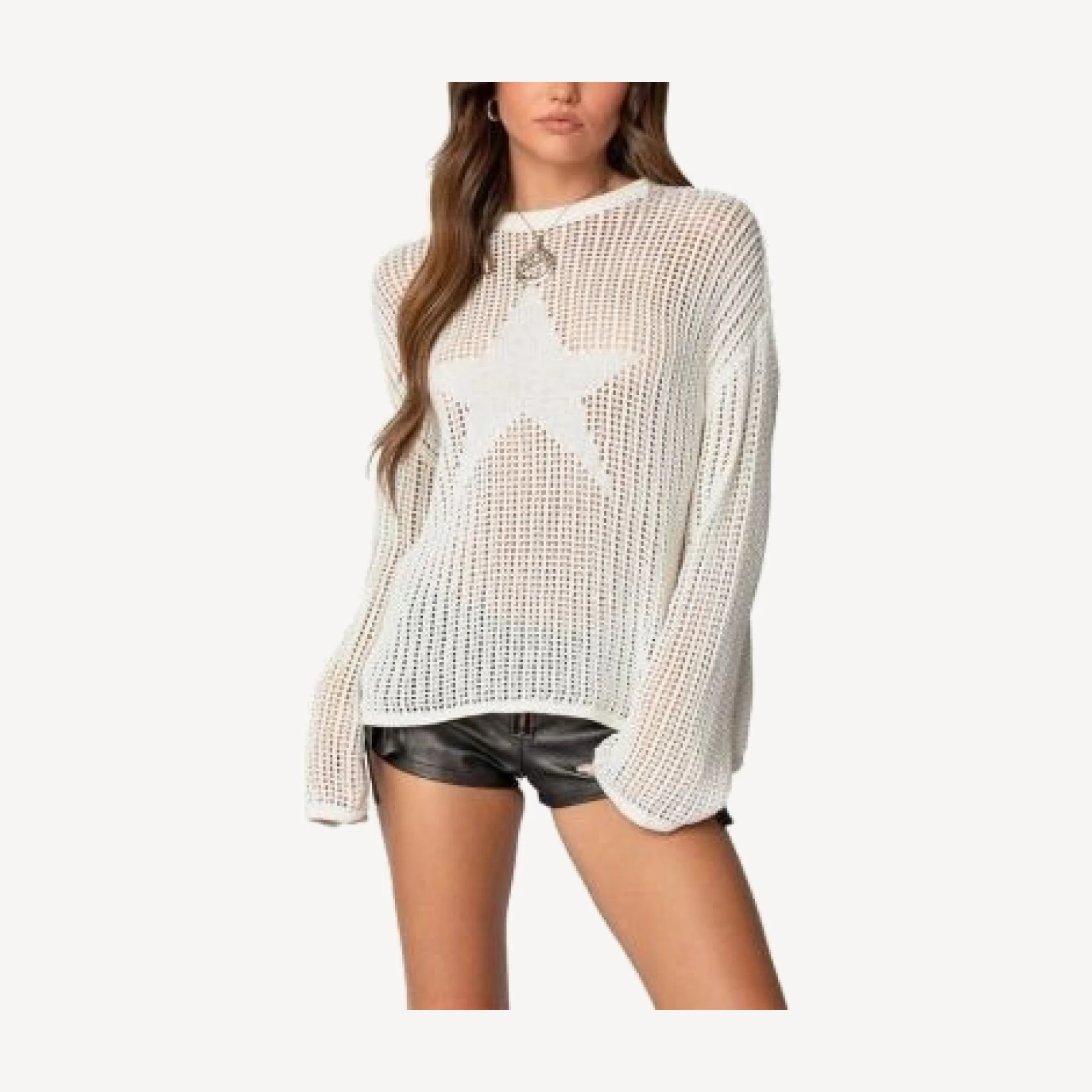 Edikted Seeing Stars Oversized Sweater