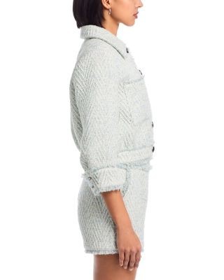 L'Agence Jia Crop Fringe Jacket