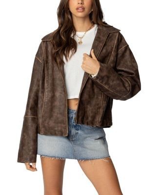 Edikted Oversized Washed Jacket
