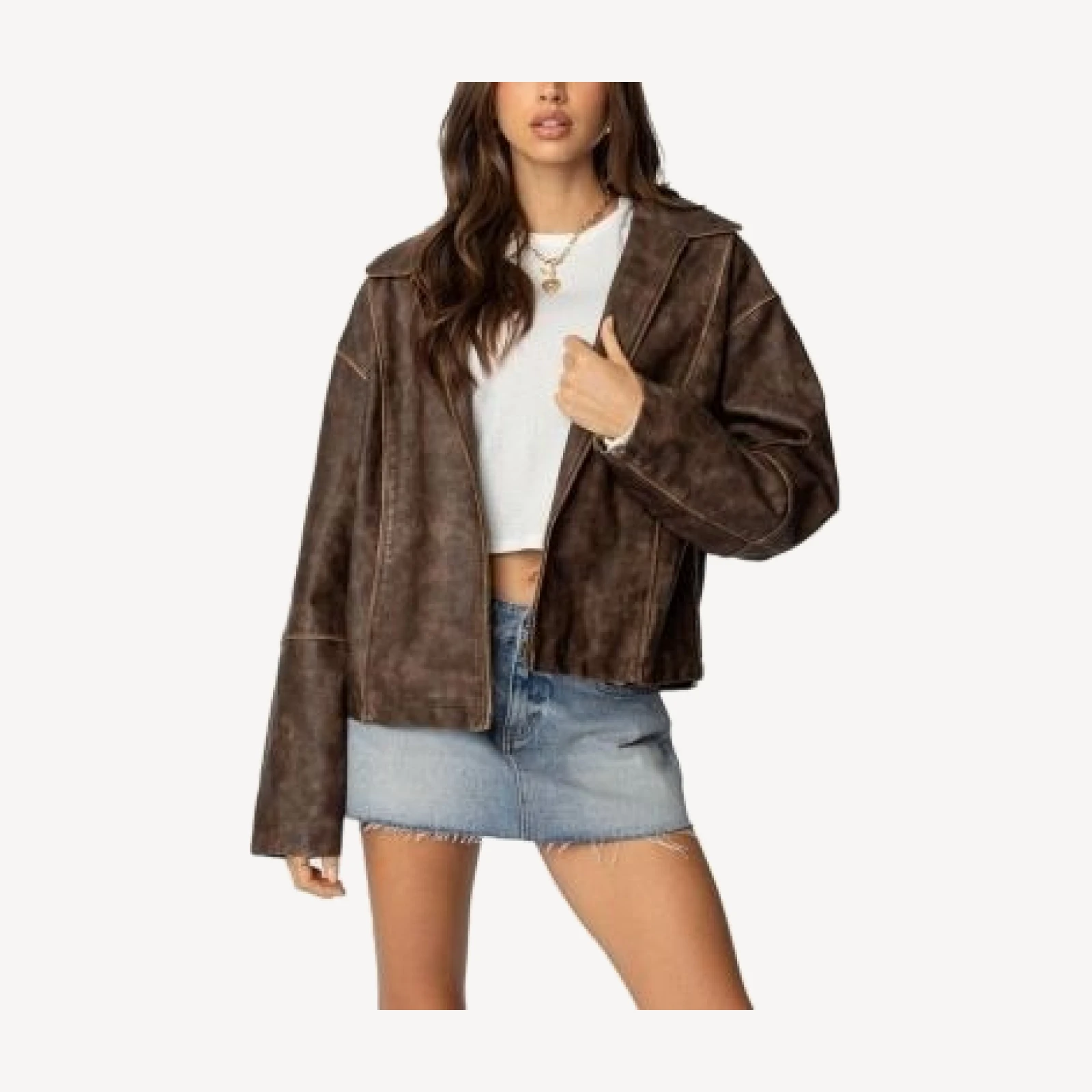 Edikted Oversized Washed Jacket