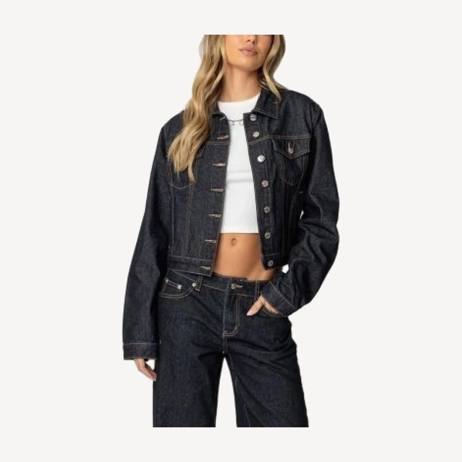 Edikted Barb Denim Jacket