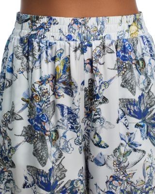 L'Agence Lillian Silk Wide Leg Pants