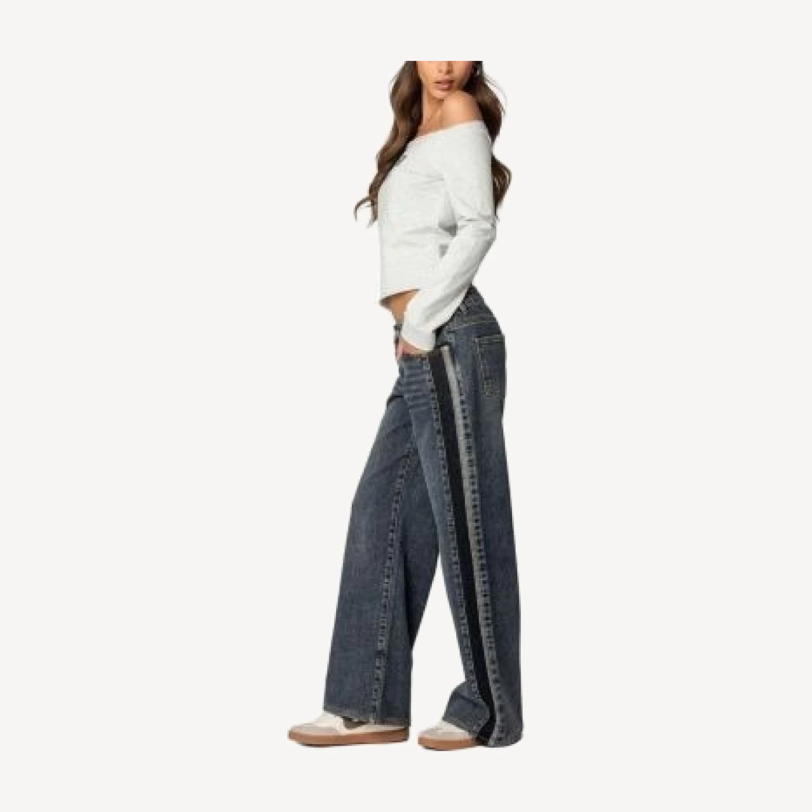 Edikted Aspen Ski Club Off Shoulder Top
