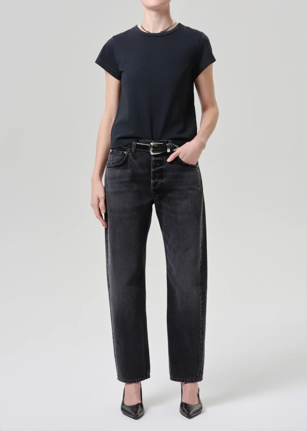 Winslow Boyfriend Long in Vintage Black