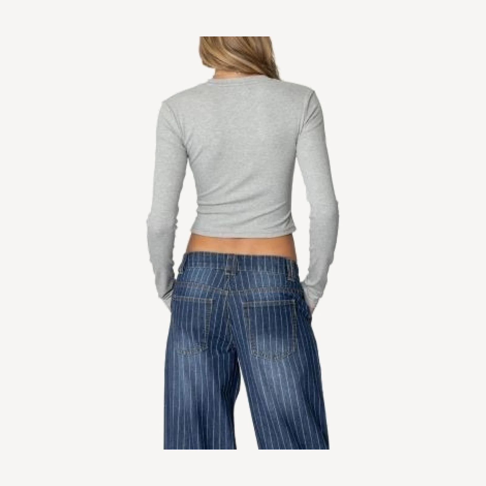 Edikted Mikayla Ribbed Knit Top