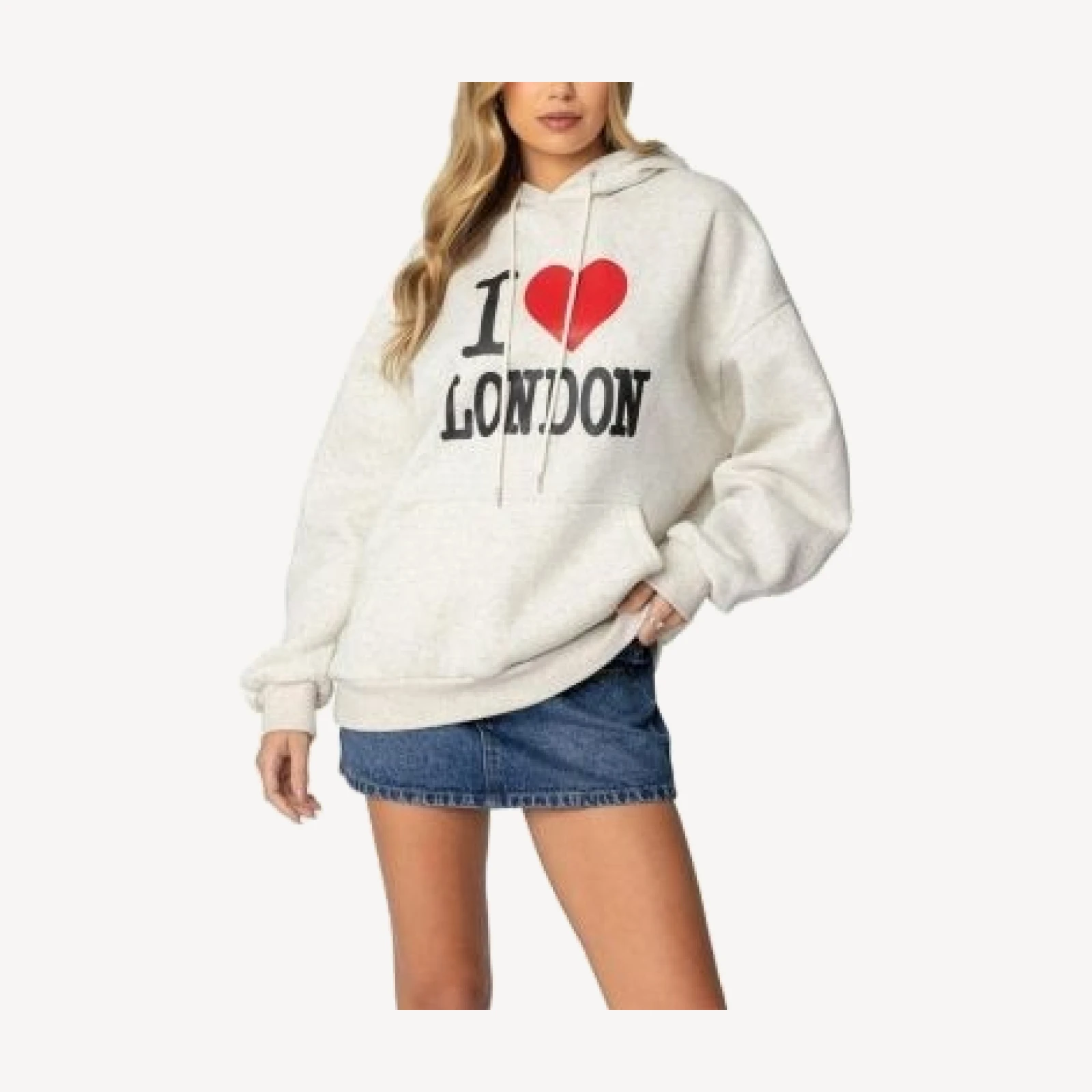 Edikted London Lover Oversized Hoodie