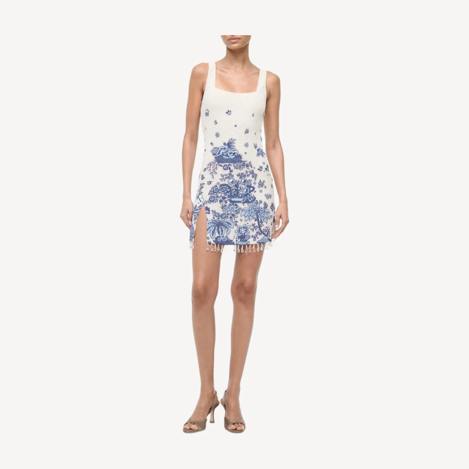 Le Sable Dress | Blue Toile