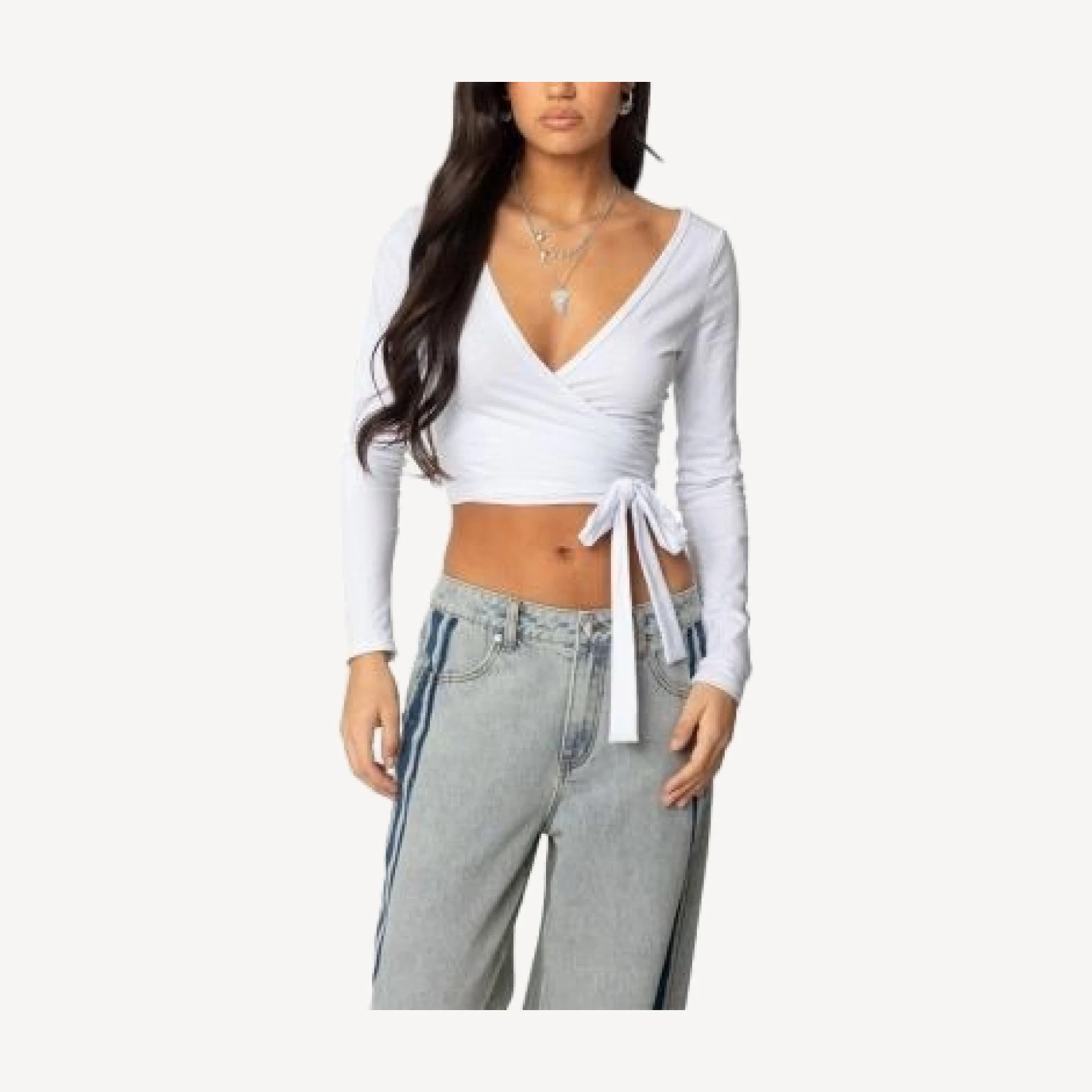 Edikted Aila Wrap Top