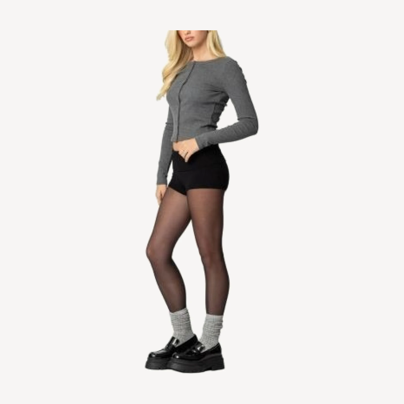 Edikted Shilo Ribbed Cardigan