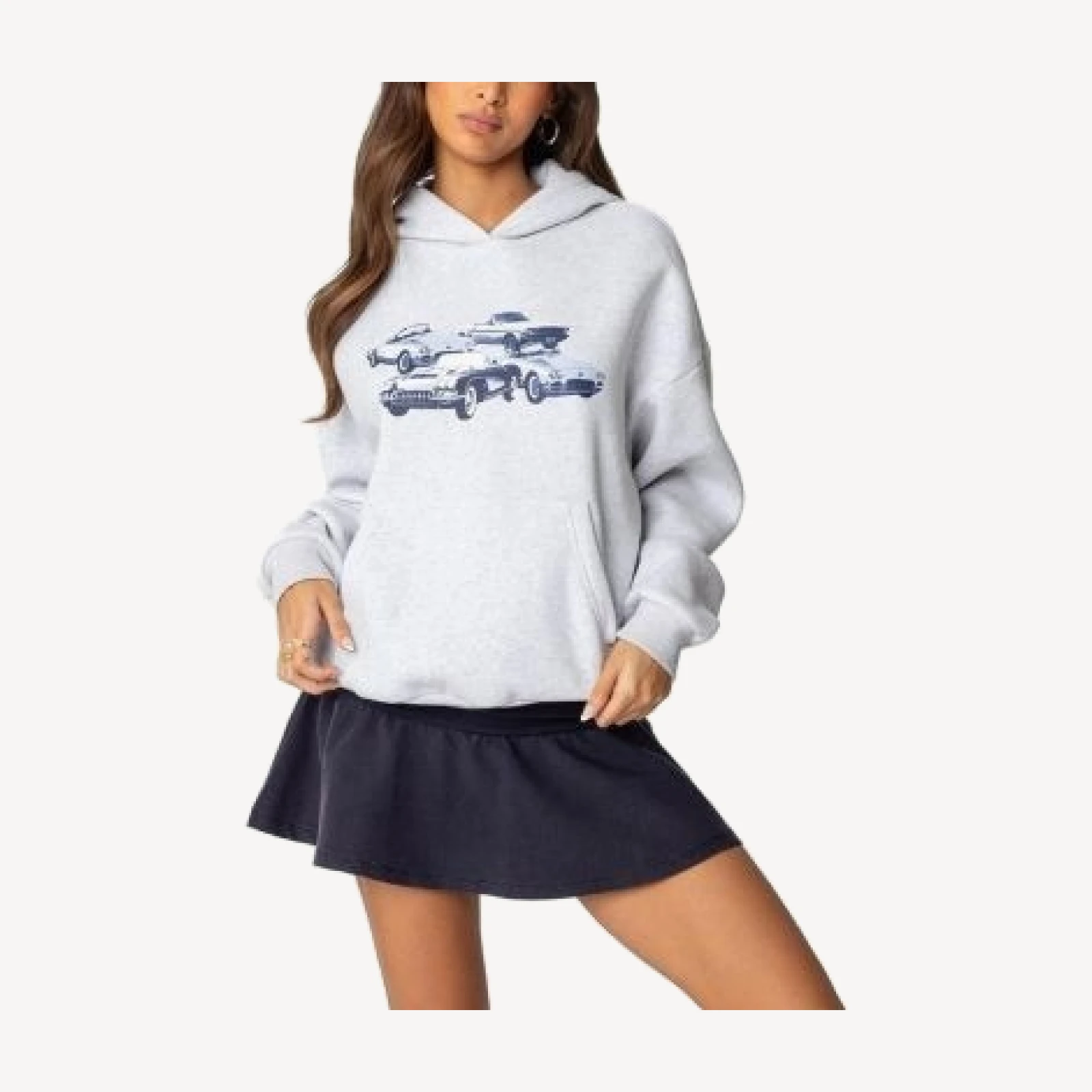 Edikted Retro Rides Hoodie
