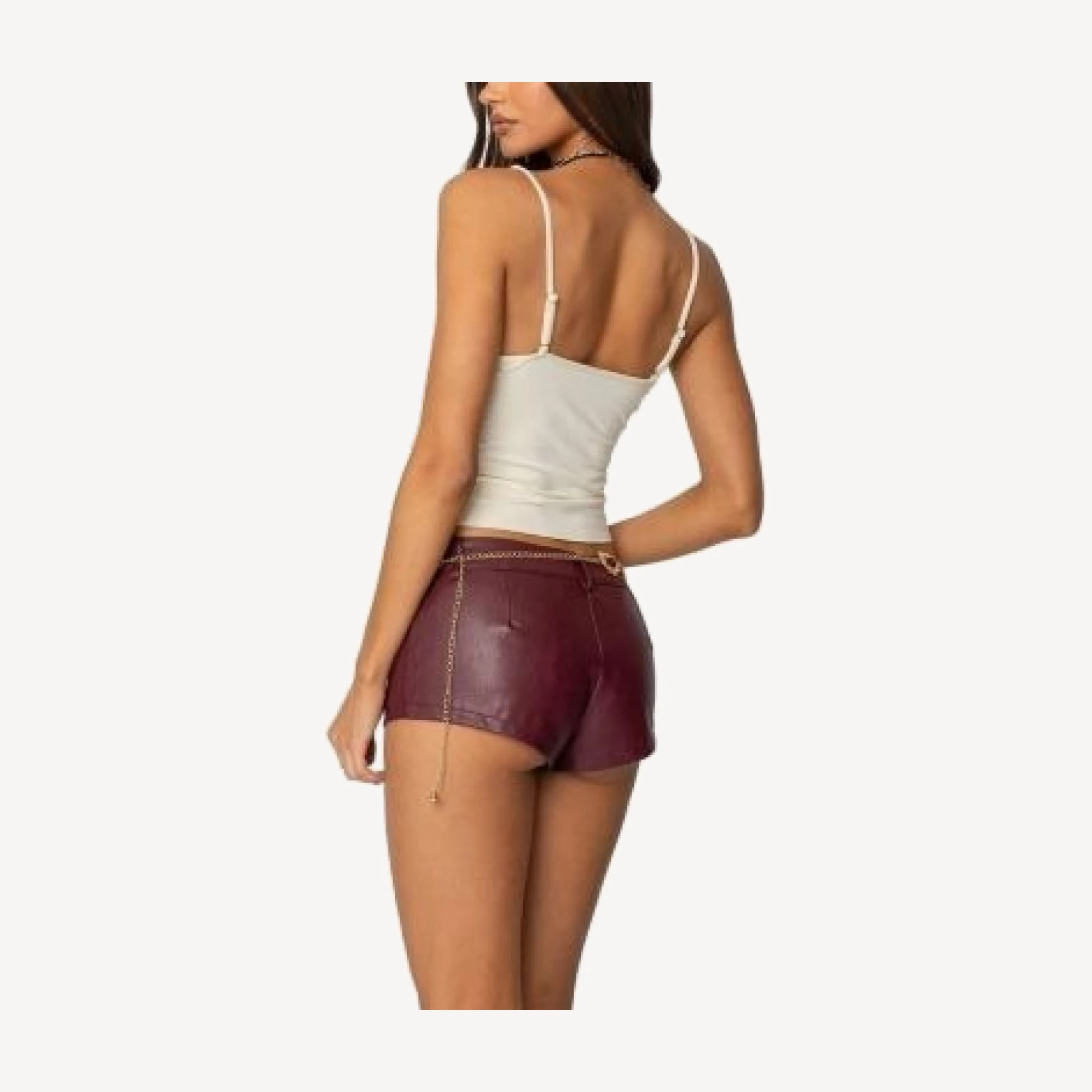 Edikted Interlocked V Neck Tank Top