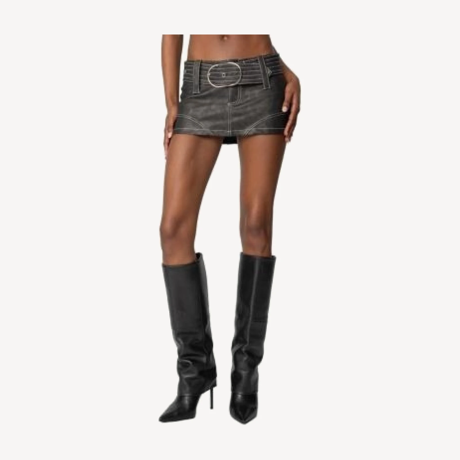Edikted Washed Mini Skort